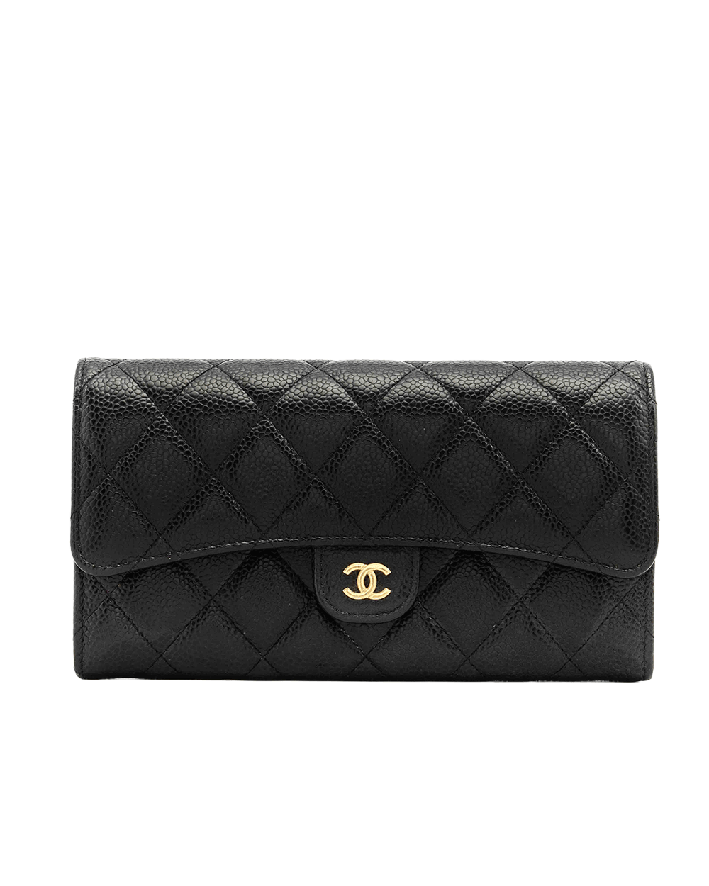 27 CHANEL SARAH CLASSIC BLACK CAVIAR GHW 30398612 2204