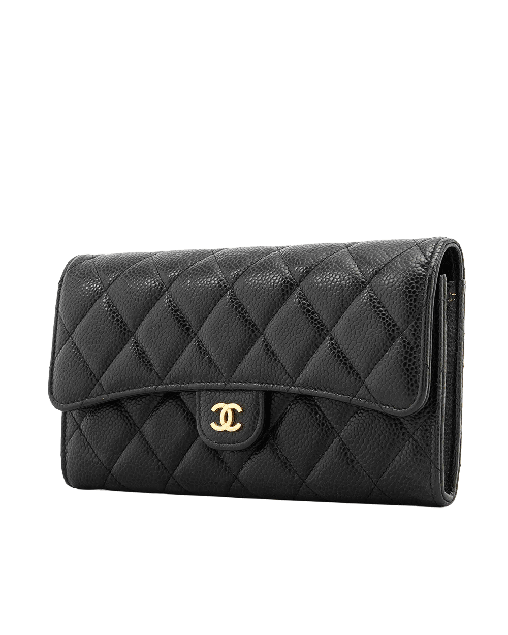 27 CHANEL SARAH CLASSIC BLACK CAVIAR GHW 30398612 2205