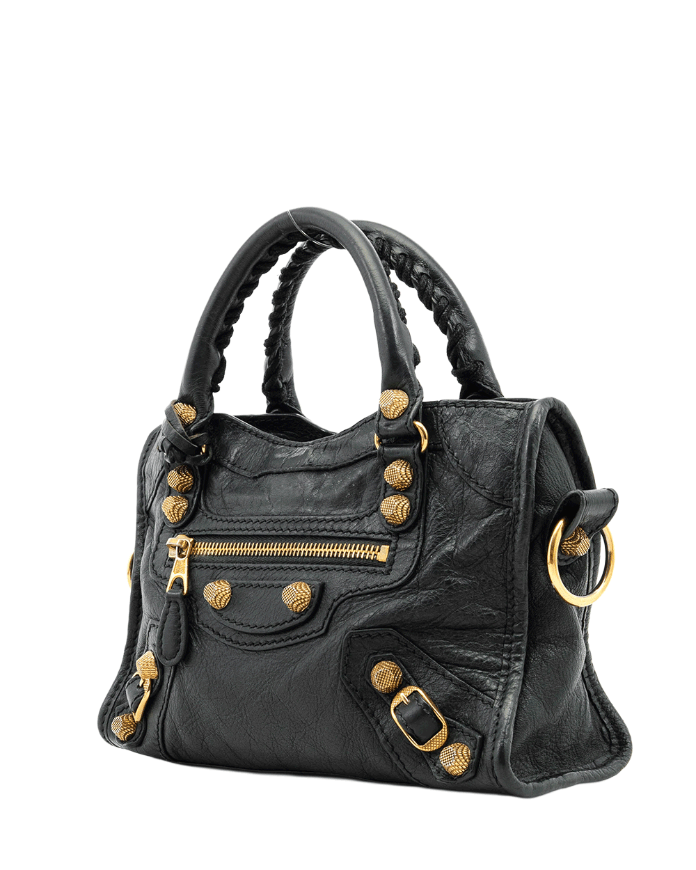 3 BALENCIAGA CITY EDGE MINI GREY CALF GHW 309544 1160 D 535259 0340