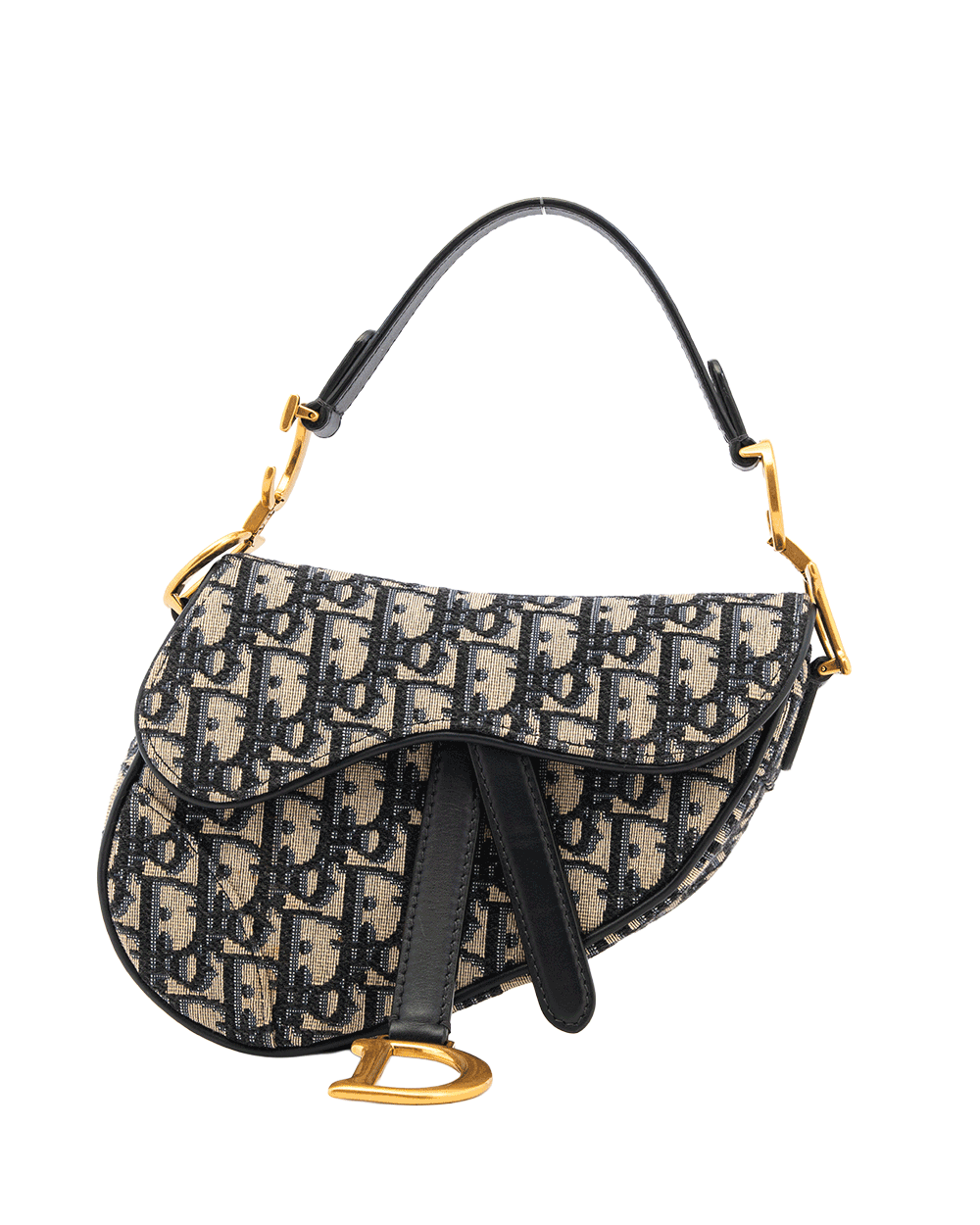 3 DIOR SADDEL MINI BLUE NAVY OBLIQUE JACUARD GHW 05 RU 0211 0547