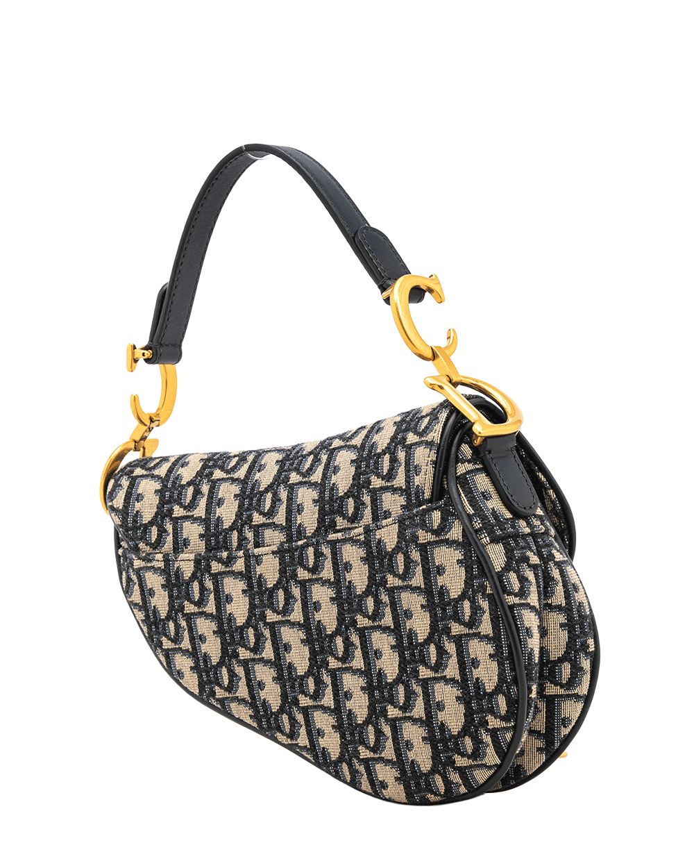3 DIOR SADDEL MINI BLUE NAVY OBLIQUE JACUARD GHW 05 RU 0211 0549