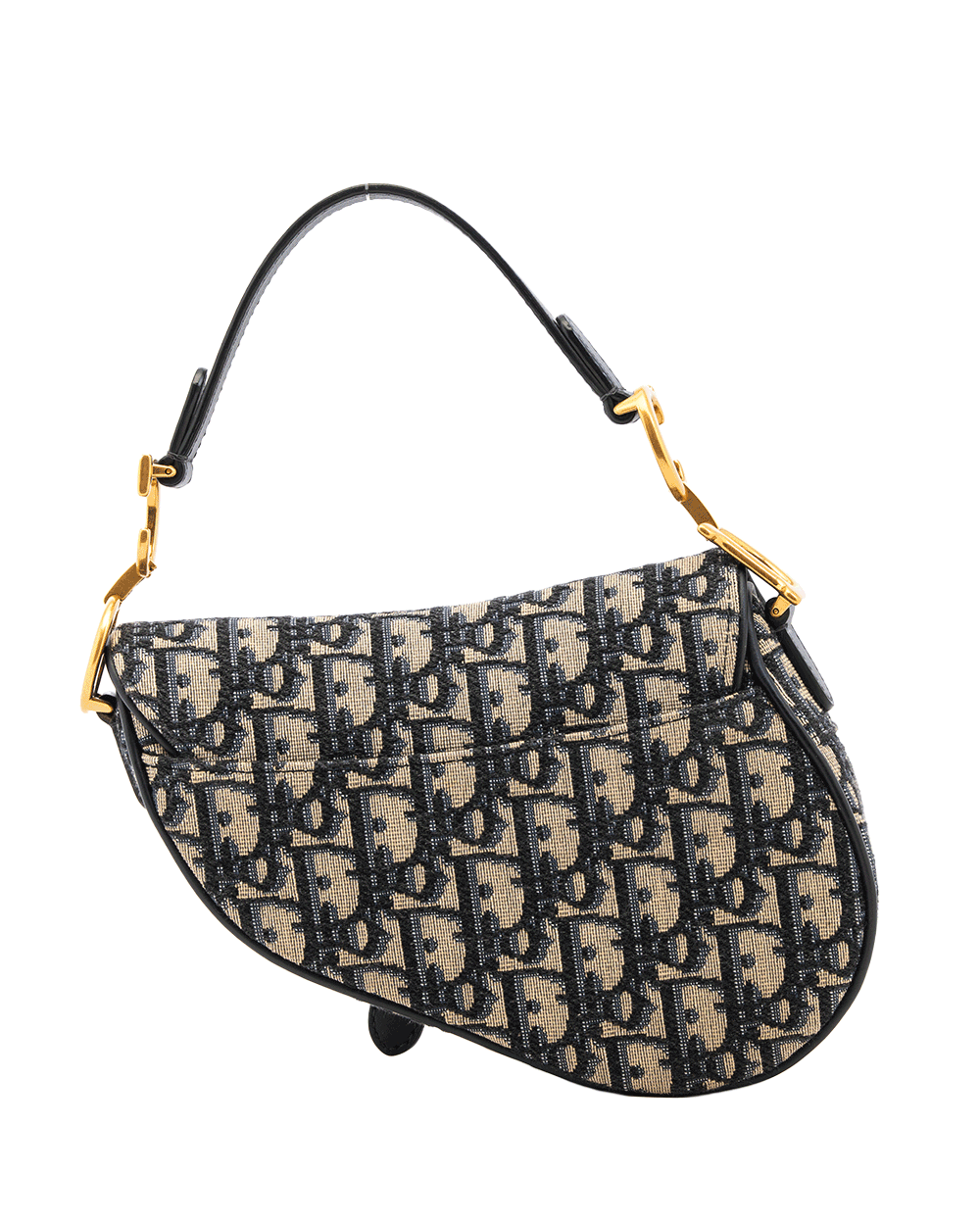3 DIOR SADDEL MINI BLUE NAVY OBLIQUE JACUARD GHW 05 RU 0211 0550
