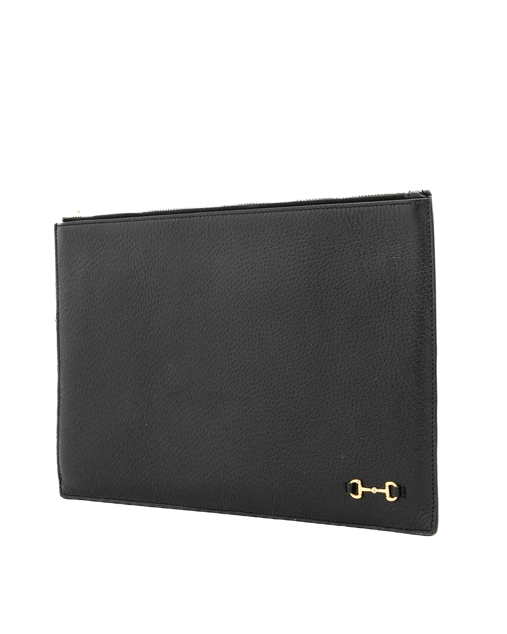 3 GUCCI CLUTCH WITH STRAP BLACK CANVAS GHW 2000