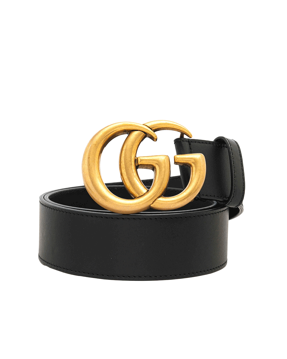 30 GUCCI BELT 4 CM 75 BLACK CALF GHW 1814