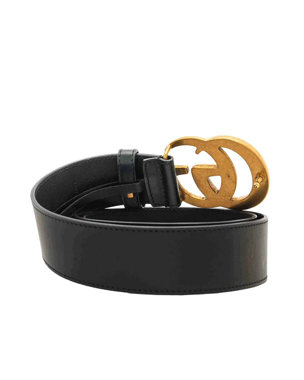 30 GUCCI BELT 4 CM 75 BLACK CALF GHW 1817