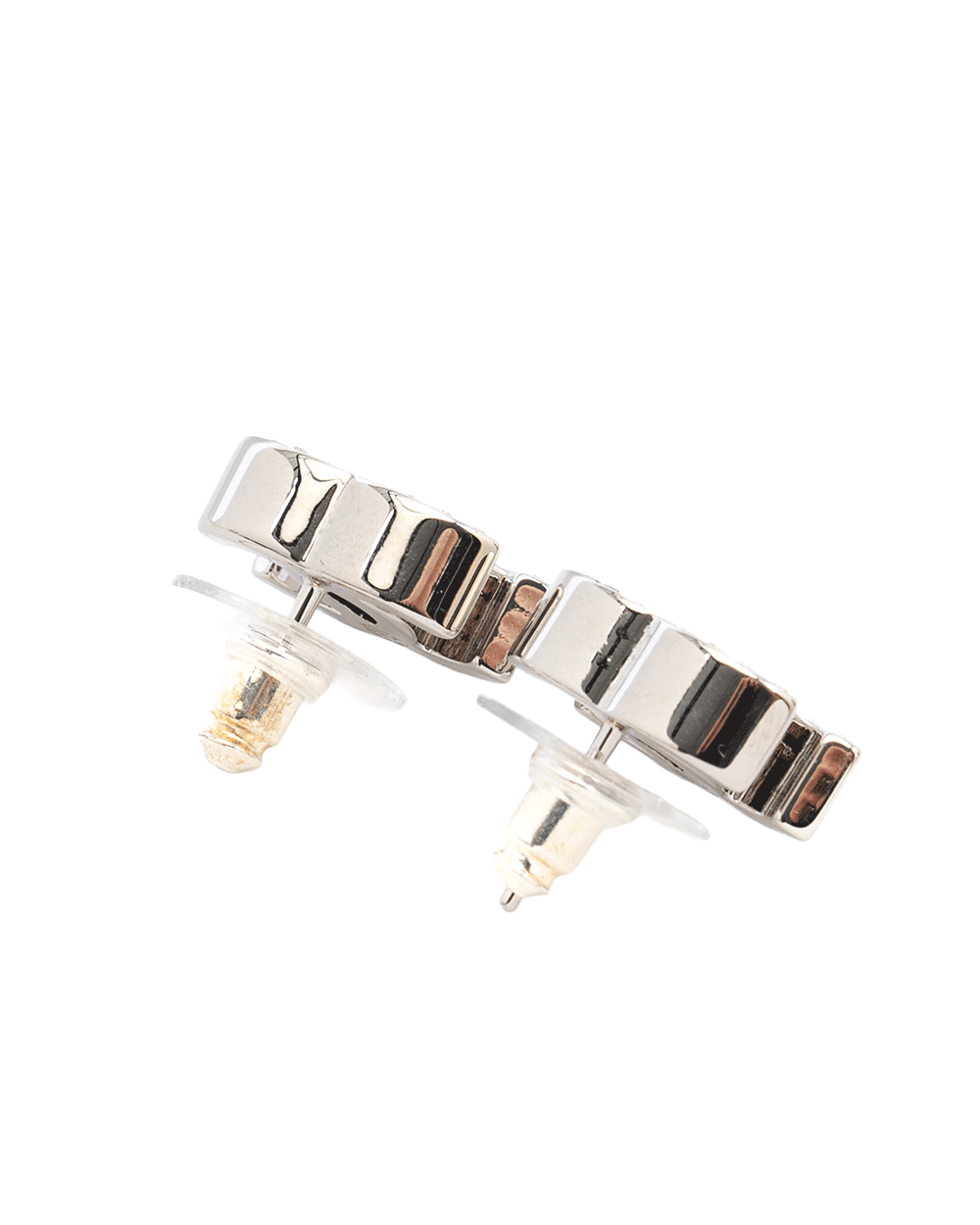30 NEW CHANEL EARRING CC LOGO 1.5 CM CRYSTAL SHW 10779