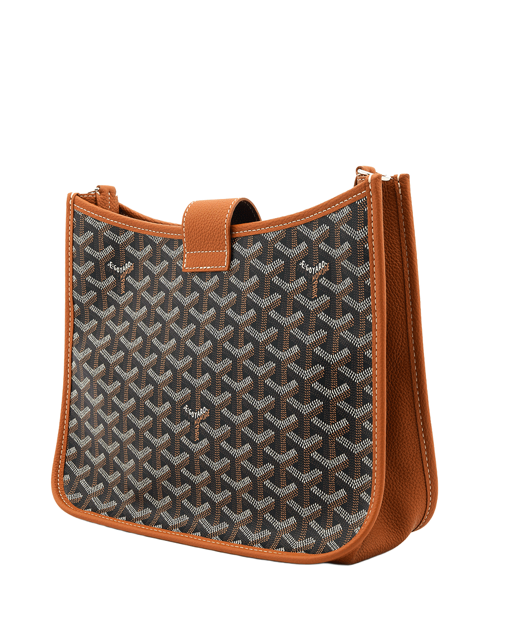 31 NEW GOYARD MUSETTE BAG PM BROWN CANVAS SHW LME 020261 0474