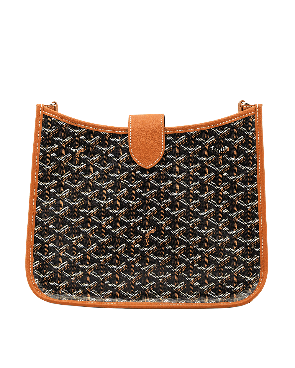 31 NEW GOYARD MUSETTE BAG PM BROWN CANVAS SHW LME 020261 0476