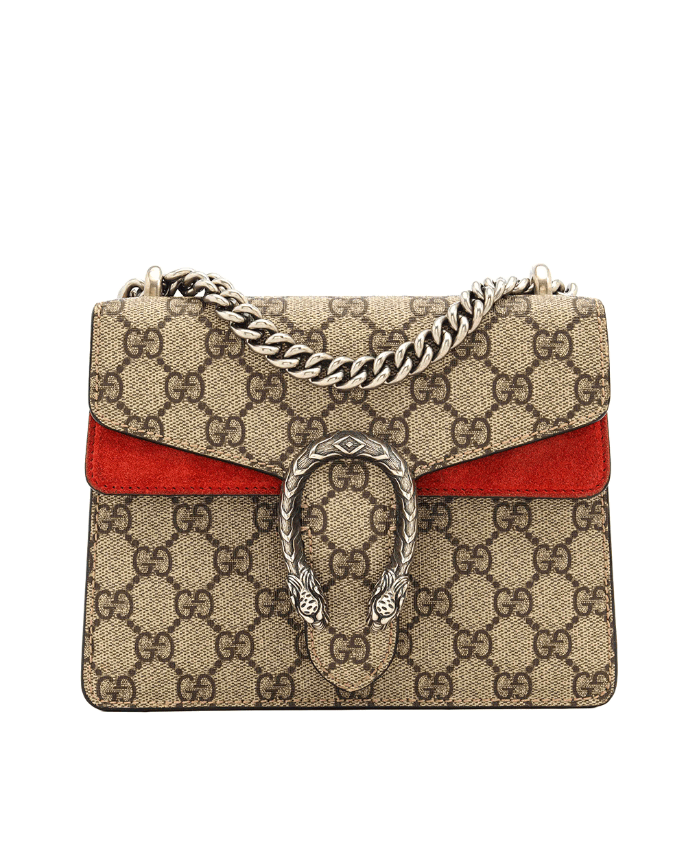 35 GUCCI DIONYSUS MINI BROWN RED GG MONOGRAM CANVAS RSHW 421970 520981 1677