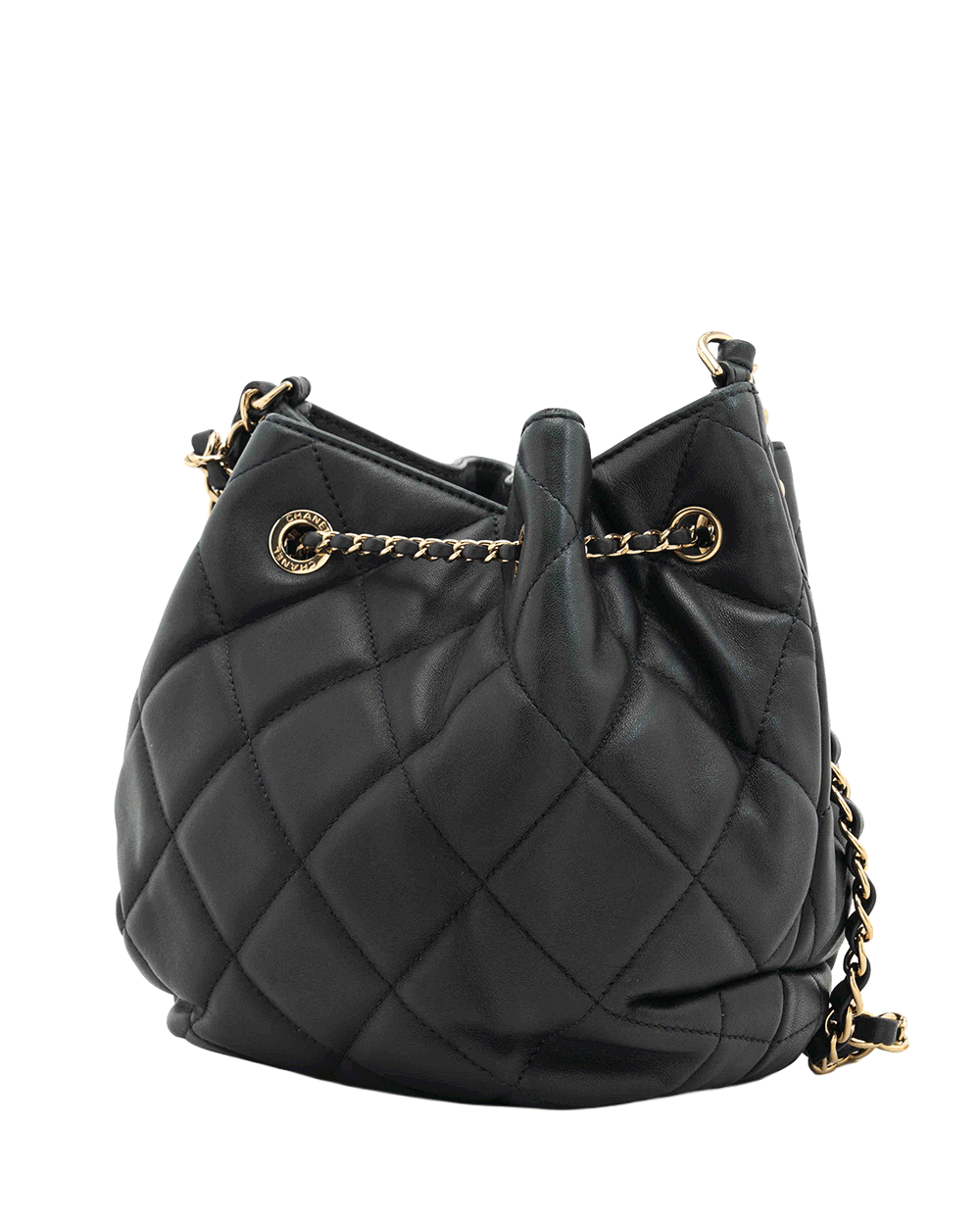 38 CHANEL DRAWSTRING BLUE NAVY LAMB GHW 29865294 1718