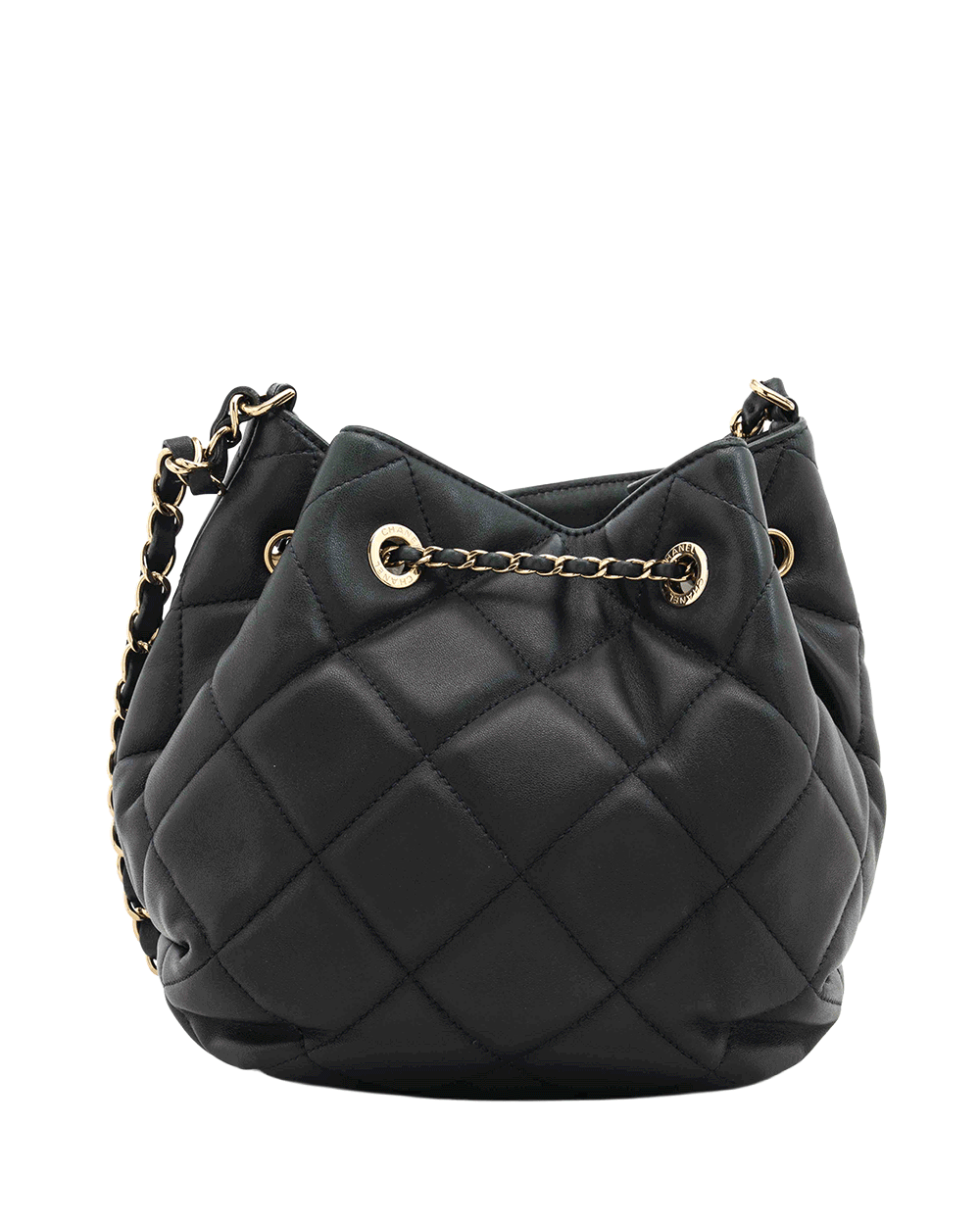 38 CHANEL DRAWSTRING BLUE NAVY LAMB GHW 29865294 1719