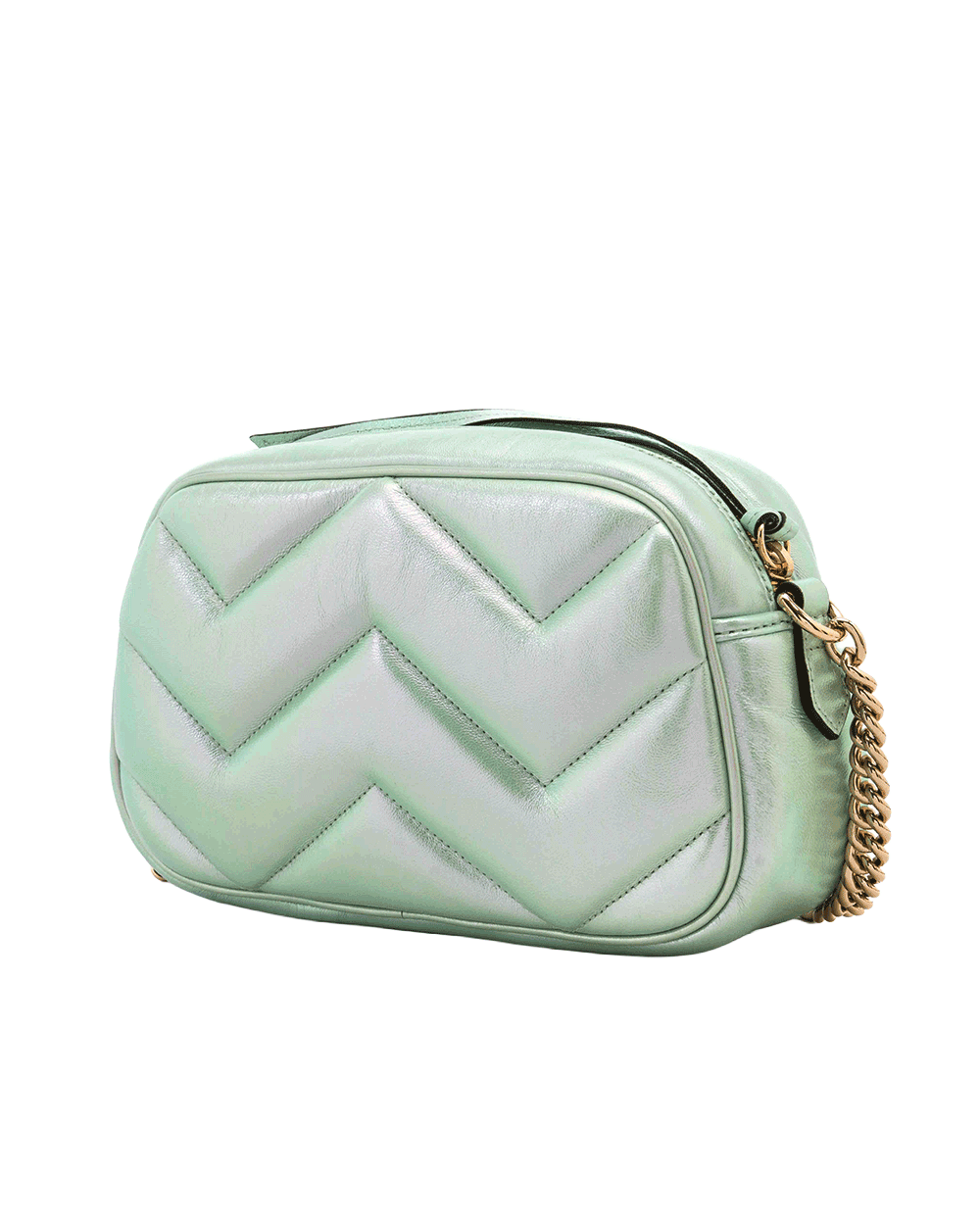 39 GUCCI GG MARMONT CAMERA 24 GREEN MATELASSE GHW 447632 520981 1472