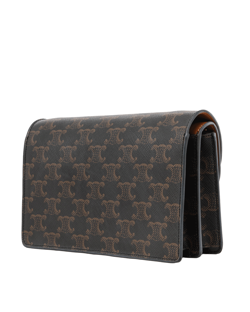 4 CELINE WALLET ON STRAP BROW TAN CANVAS GHW F LM 1232 0741