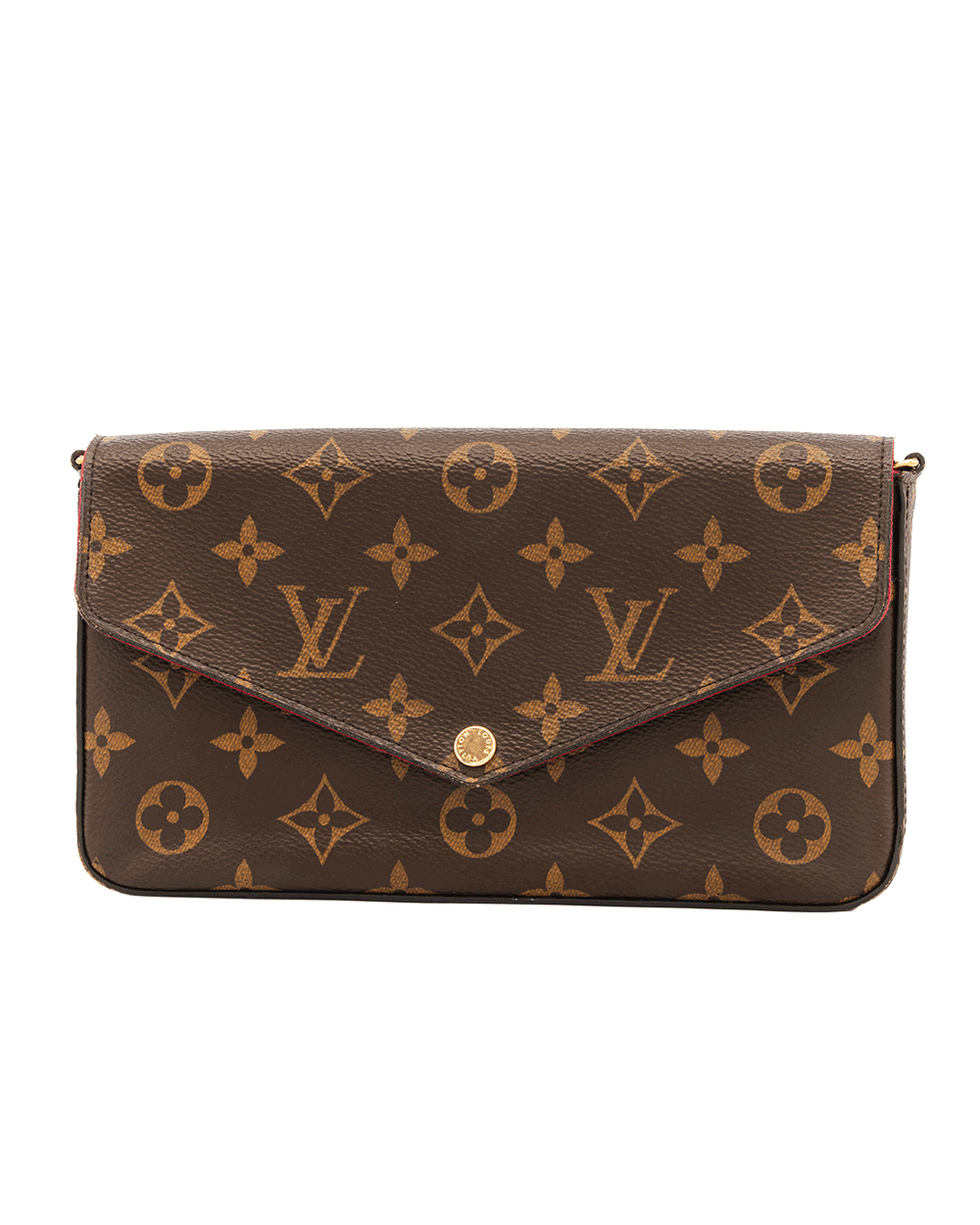 4 LV POCHETTE FELICIE BROWN MONOGRAM CANVAS GHW TJ0169 0563