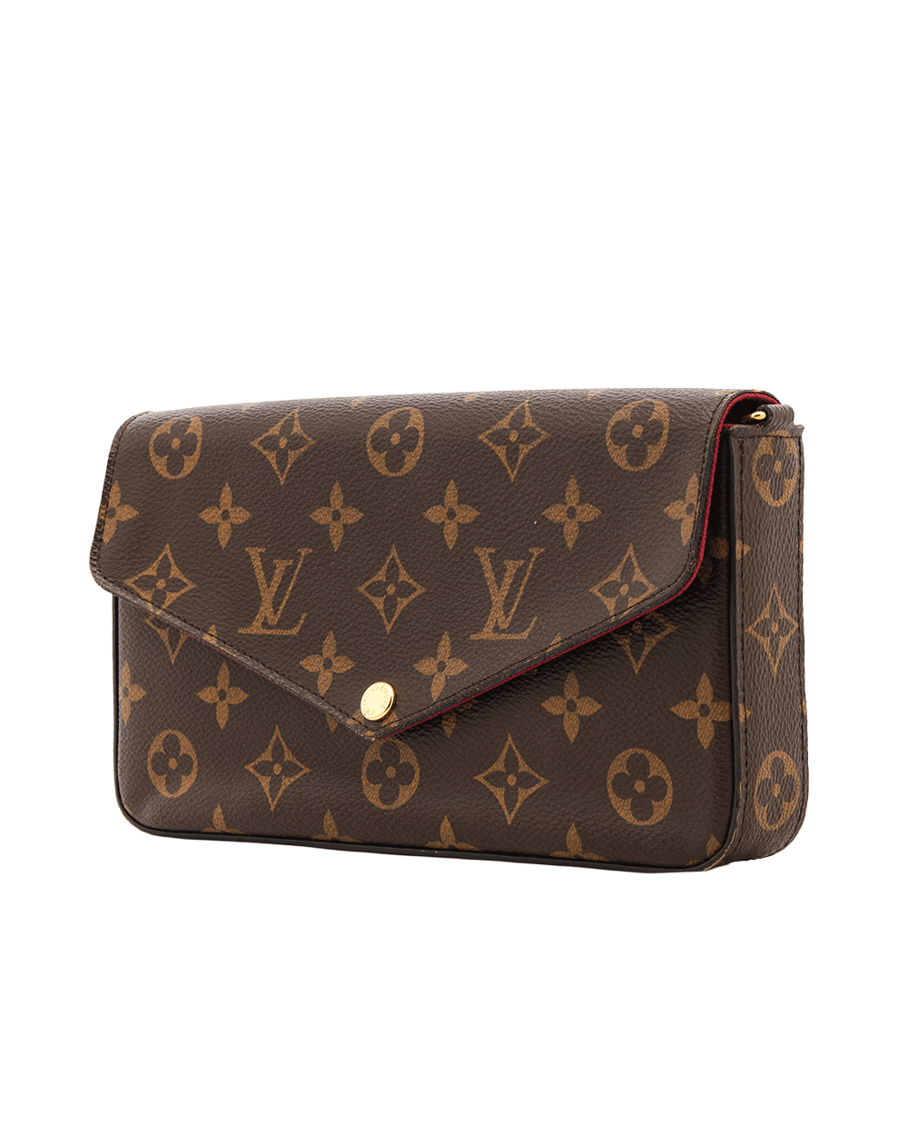 4 LV POCHETTE FELICIE BROWN MONOGRAM CANVAS GHW TJ0169 0564