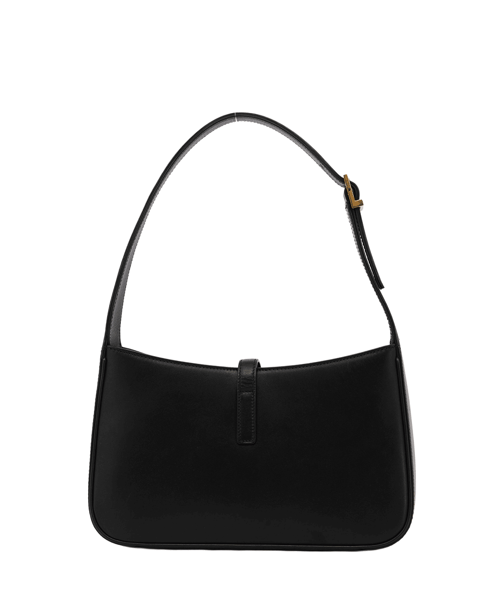41 YSL LE 5 A7 HOBO MEDIUM BLACK CALF GHW MAL657228 1121 0879