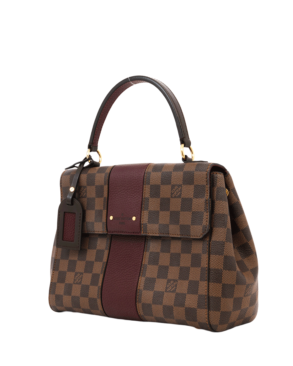 42 LV BOND STREET MM BROWN RED DAMIER CANVAS GHW MR2177 1035
