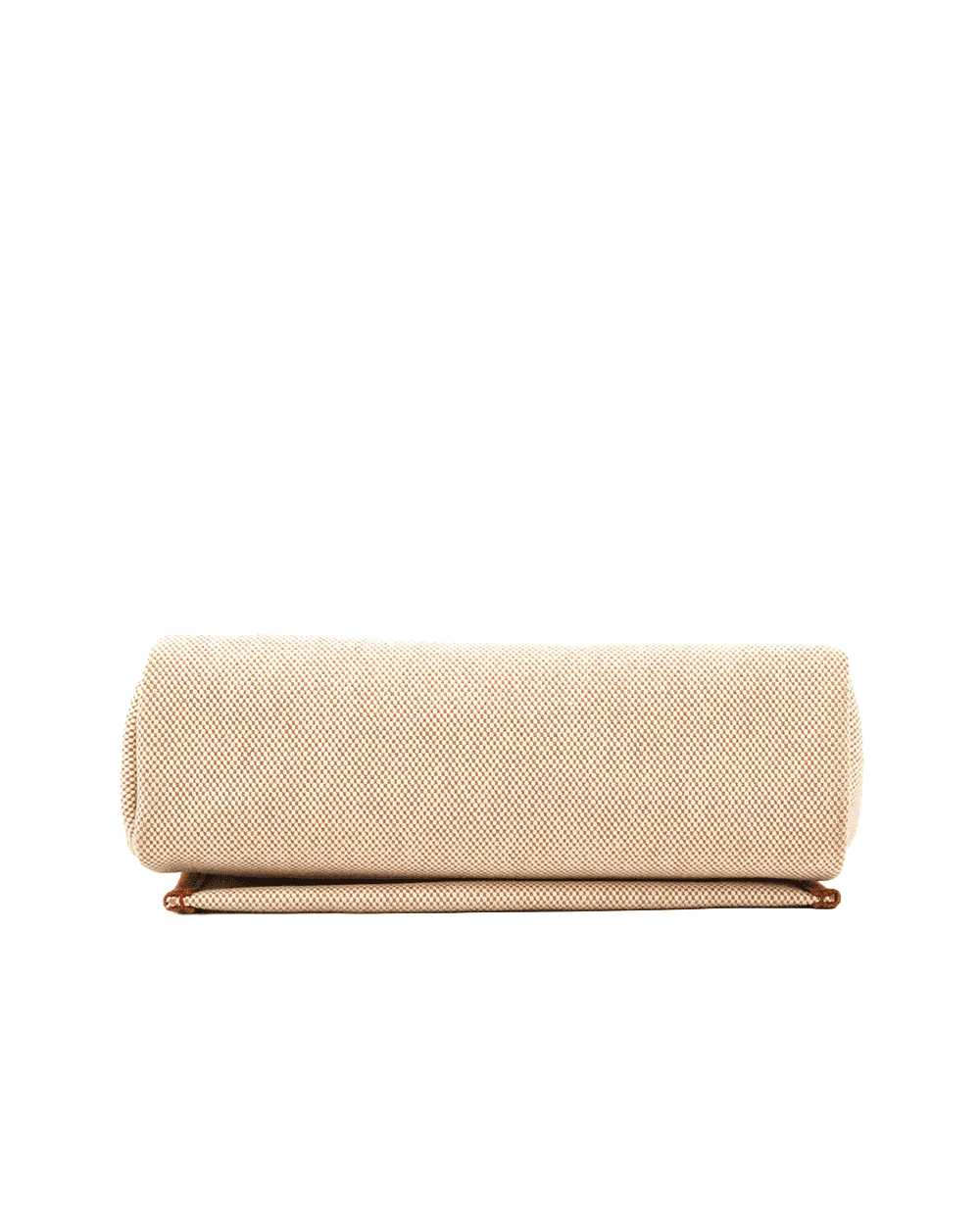 46 HERMES HERBAG ZIP 20 ECRU BEIGE FAUVE CANVAS GHW K MN 007 KD 1763