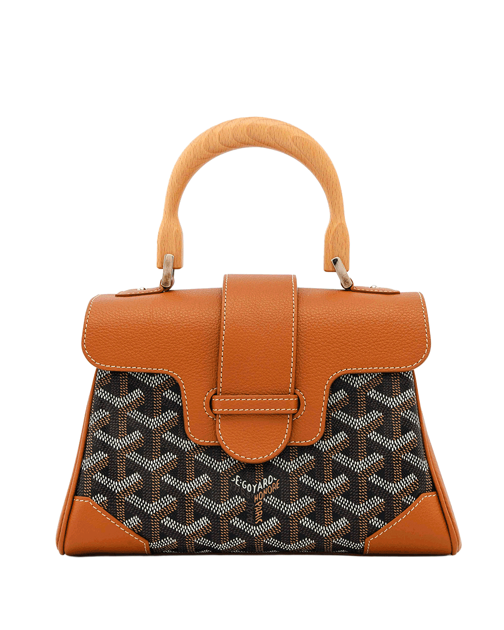 5 GOYARD SAIGON MINI BROWN CANVAS SHW LAR020235 1113