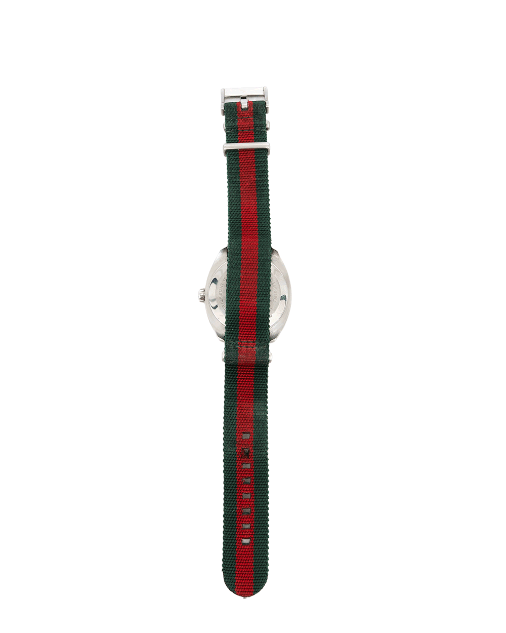 5 GUCCI GG2570 WATCH 41MM BLACK RED GREEN STAINLESS SEEL GHW 18034474 0620