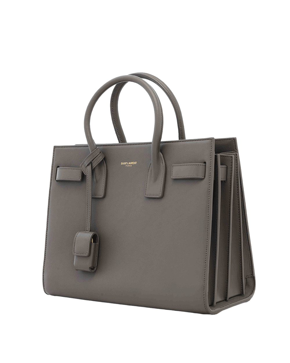 5 YSL SAC DE JOUR SMALL GRAY CALF GHW DMR 3771830315 0821