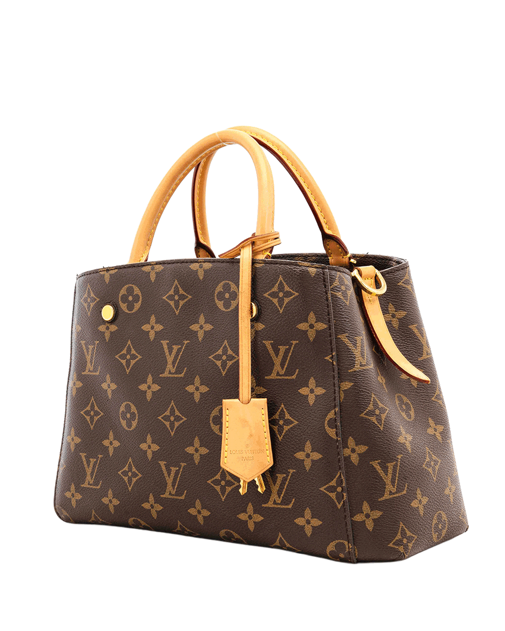 52 LV MONTAIGNE BB BROWN MONOGRAM CANVAS GHW CA1166 2166