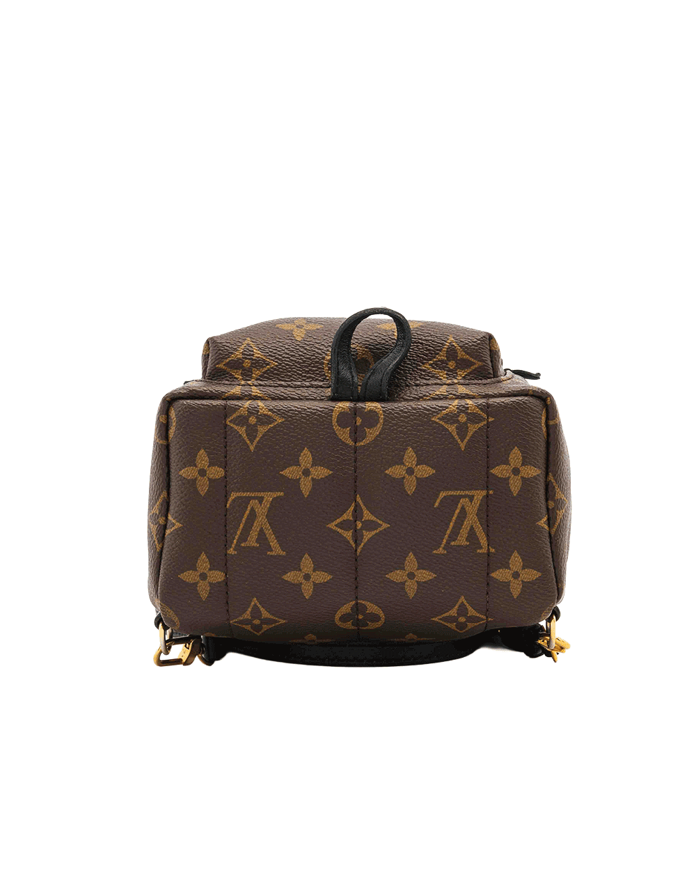 55 LV PALM SPRING MINI BROWN BLACK MONOGRAM CANVAS GHW MICROCHIP 1319