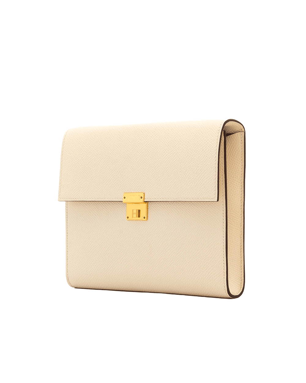 59 HERMES CLIC 16 WALLET NATA EPSOM GHW U TI 003 MG 1162