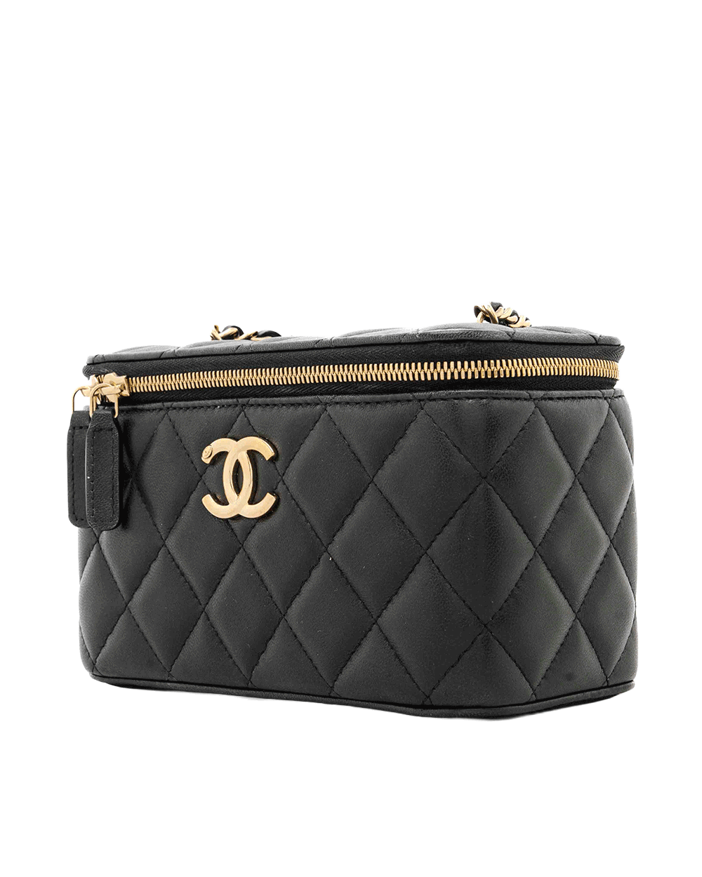 6 CHANEL VANITY BOX BLACK LAMB GHW TPC76AK8 1059