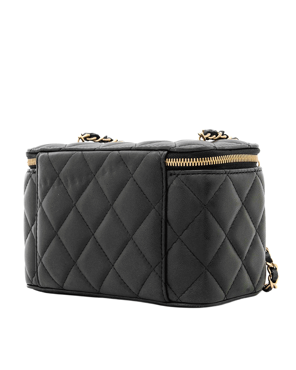 6 CHANEL VANITY BOX BLACK LAMB GHW TPC76AK8 1060