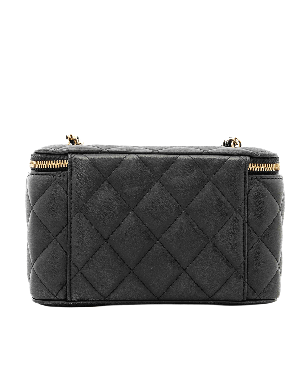 6 CHANEL VANITY BOX BLACK LAMB GHW TPC76AK8 1061