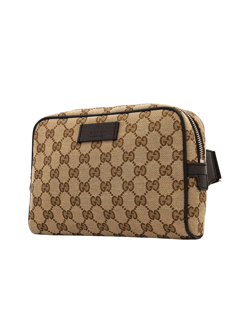 6 GUCCI ORIGINAL GG BELT BAG BROWN GG CANVAS SHW 441974 486628 0966