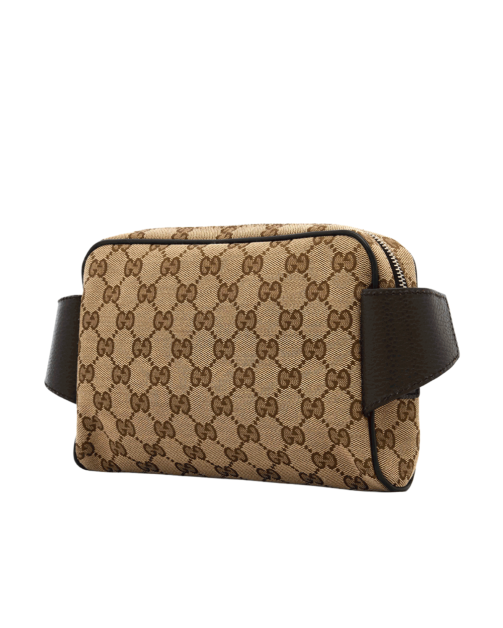 6 GUCCI ORIGINAL GG BELT BAG BROWN GG CANVAS SHW 441974 486628 0967