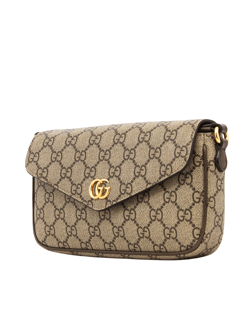 7 GUCCI OPHIDIA POCHETTE BROWN GG MONOGRAM CANVAS GHW 0512
