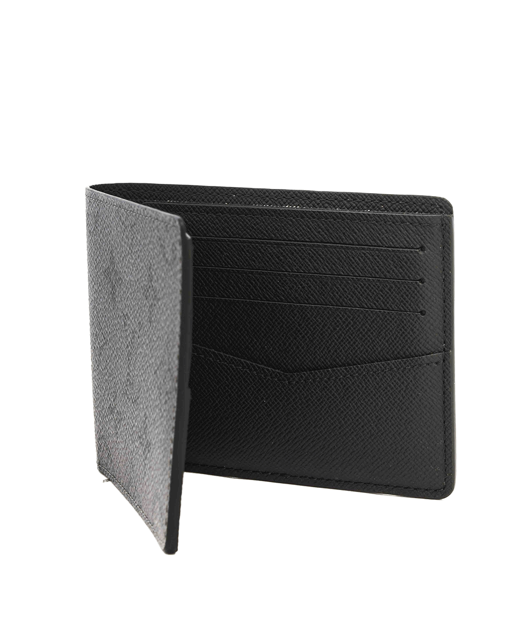 7 LV SLENDER WALLET SHORT ECLIPSE REVERSE MONOGRAM CANVAS MICROCHIP 0272