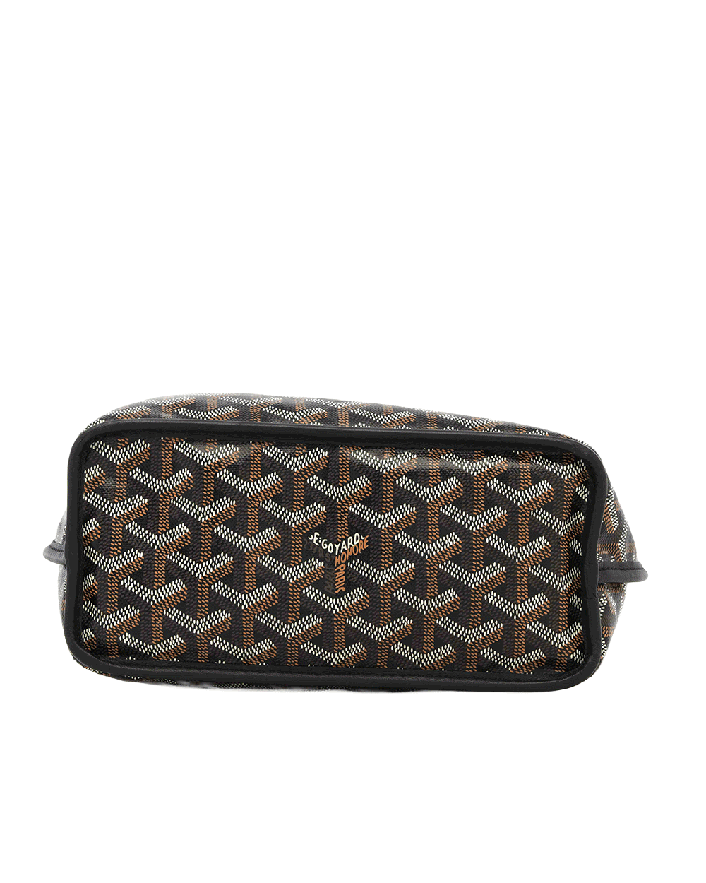 8 GOYARD ANJOU MINI BLACK CANVAS SHW SOA020219 0788