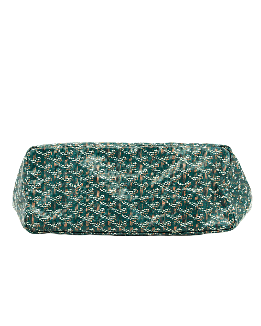 8 GOYARD ST.LOUIS PM GREEN CANVAS SHW CHN020234 0561