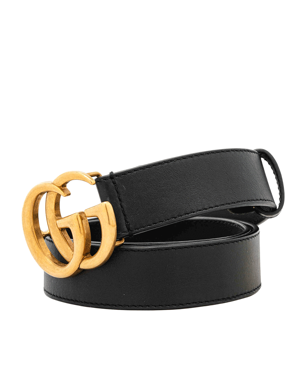 8 GUCCI BELT 3 CM 75 BLACK CALF GHW 1127