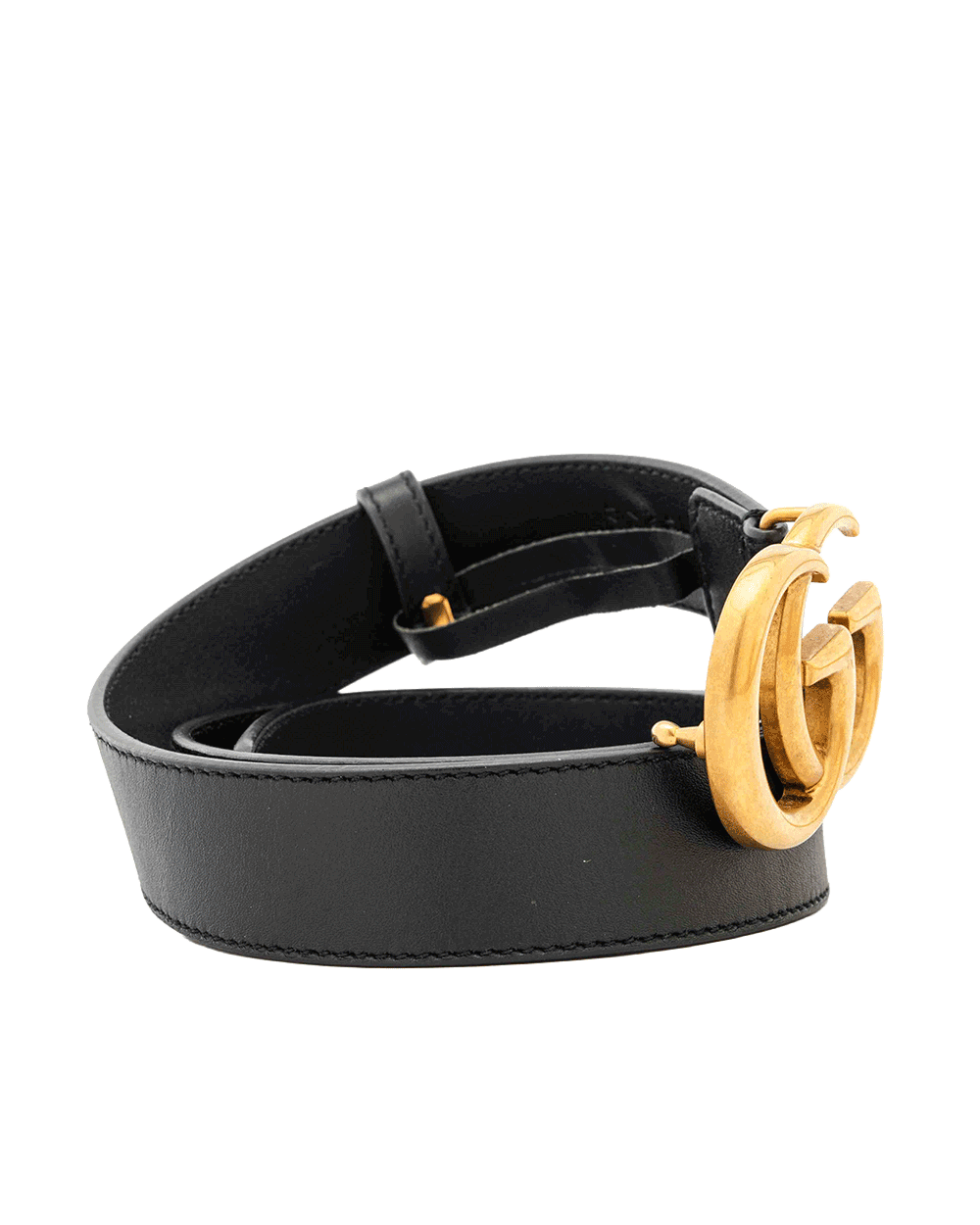 8 GUCCI BELT 3 CM 75 BLACK CALF GHW 1128