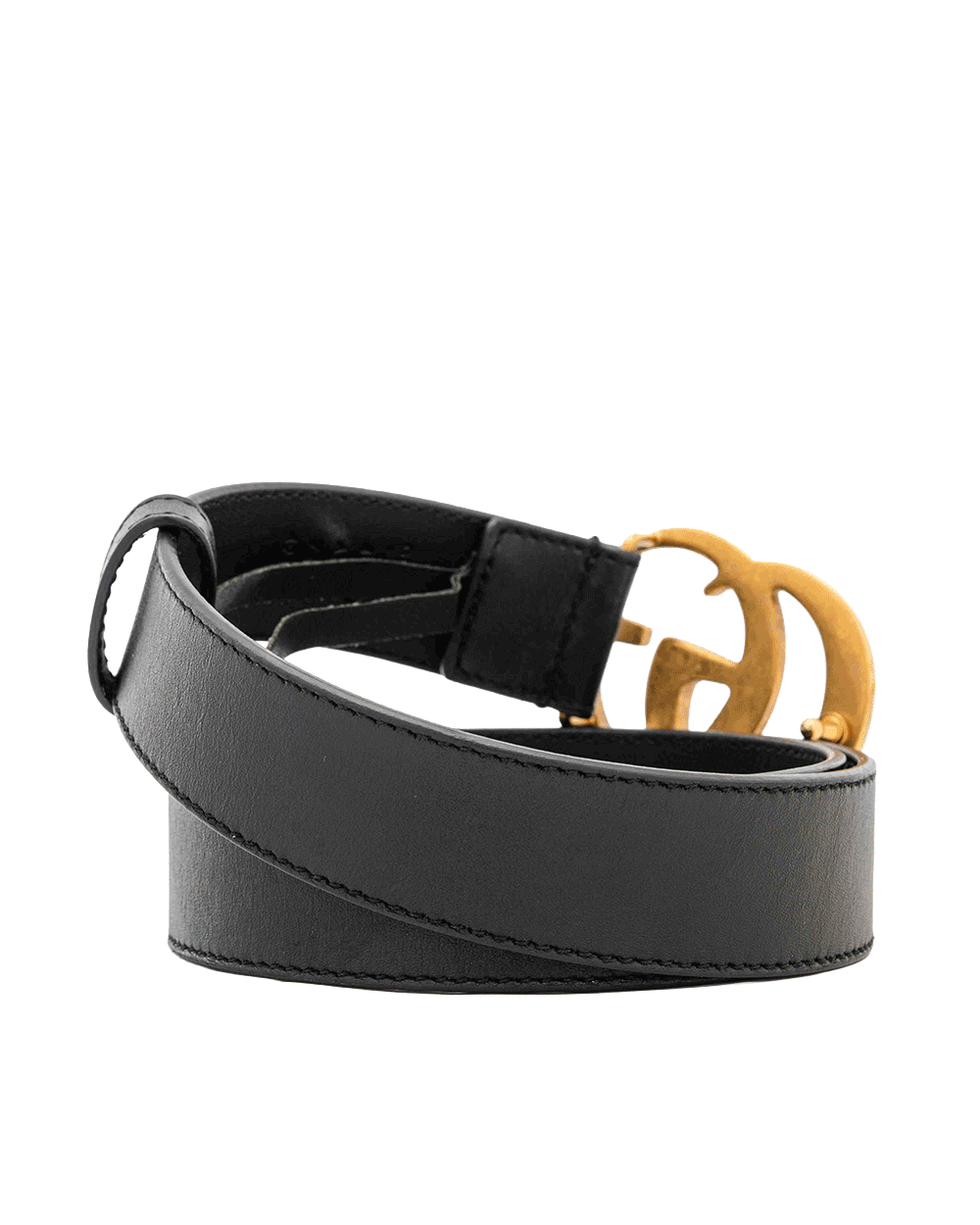 8 GUCCI BELT 3 CM 75 BLACK CALF GHW 1129