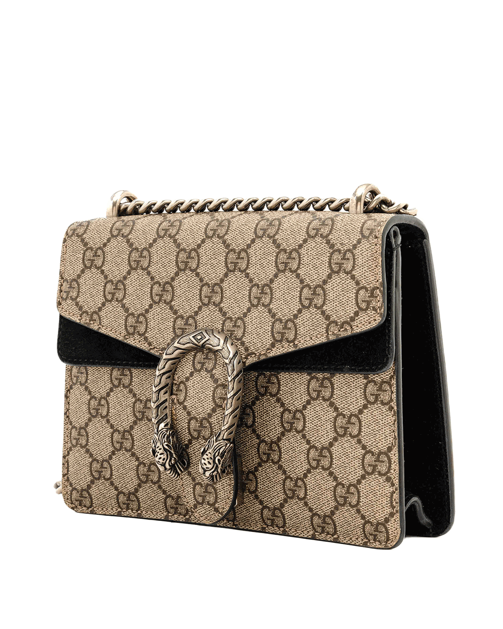 8 GUCCI DIONYSUS MINI BLACK BROWN GG MONOGRAM CANVAS RSHW 421910 493075 1892