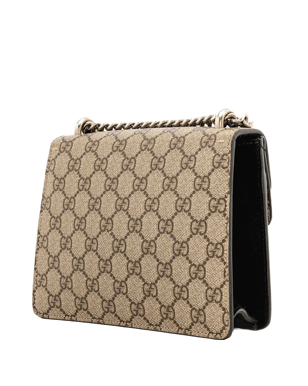 8 GUCCI DIONYSUS MINI BLACK BROWN GG MONOGRAM CANVAS RSHW 421910 493075 1893