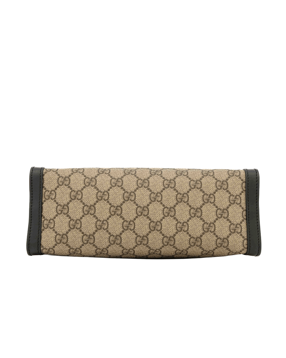 8 GUCCI PADLOCK SHOULDER BAG SMALL BROWN BLACK GG MONOGRAM CANVAS GHW 498156 493075 0700