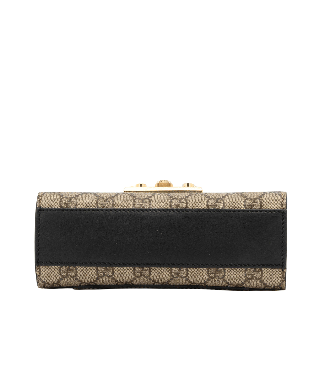 9 GUCCI PADLOCK BROWN BLACK GG MONOGRAM CANVAS GHW 409487 200047 0416