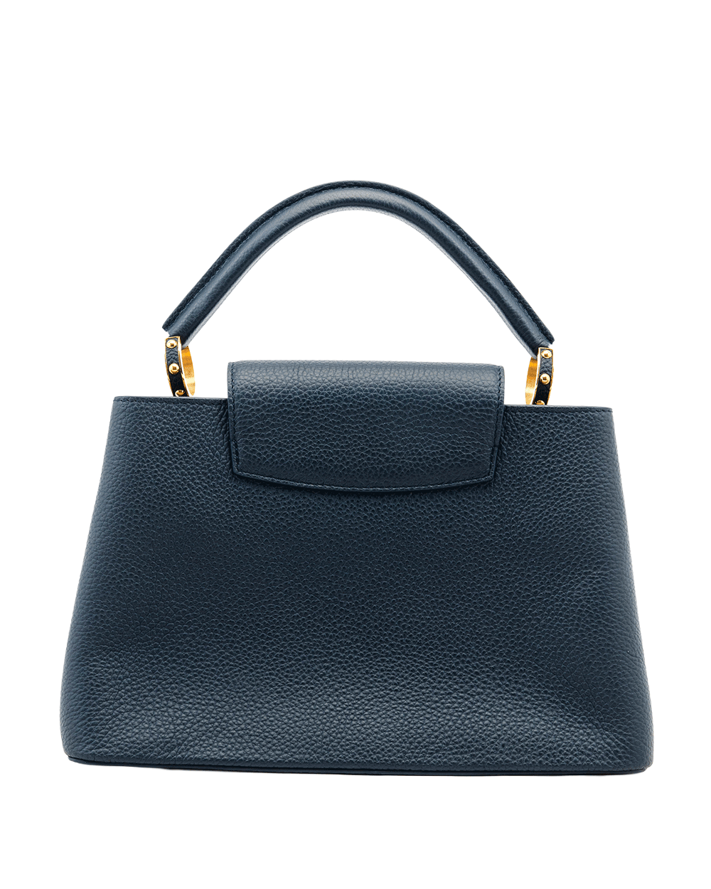 9 LV CAPUCINES MM NAVY CALF GHW MICROCHIP 0157