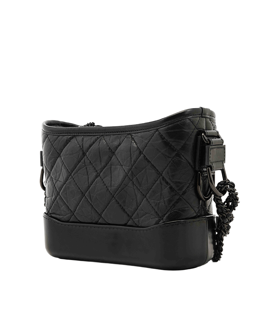 10 CHANEL GABRIELLE SMALL BLACK LAMB SOBLACK 28954285 0125