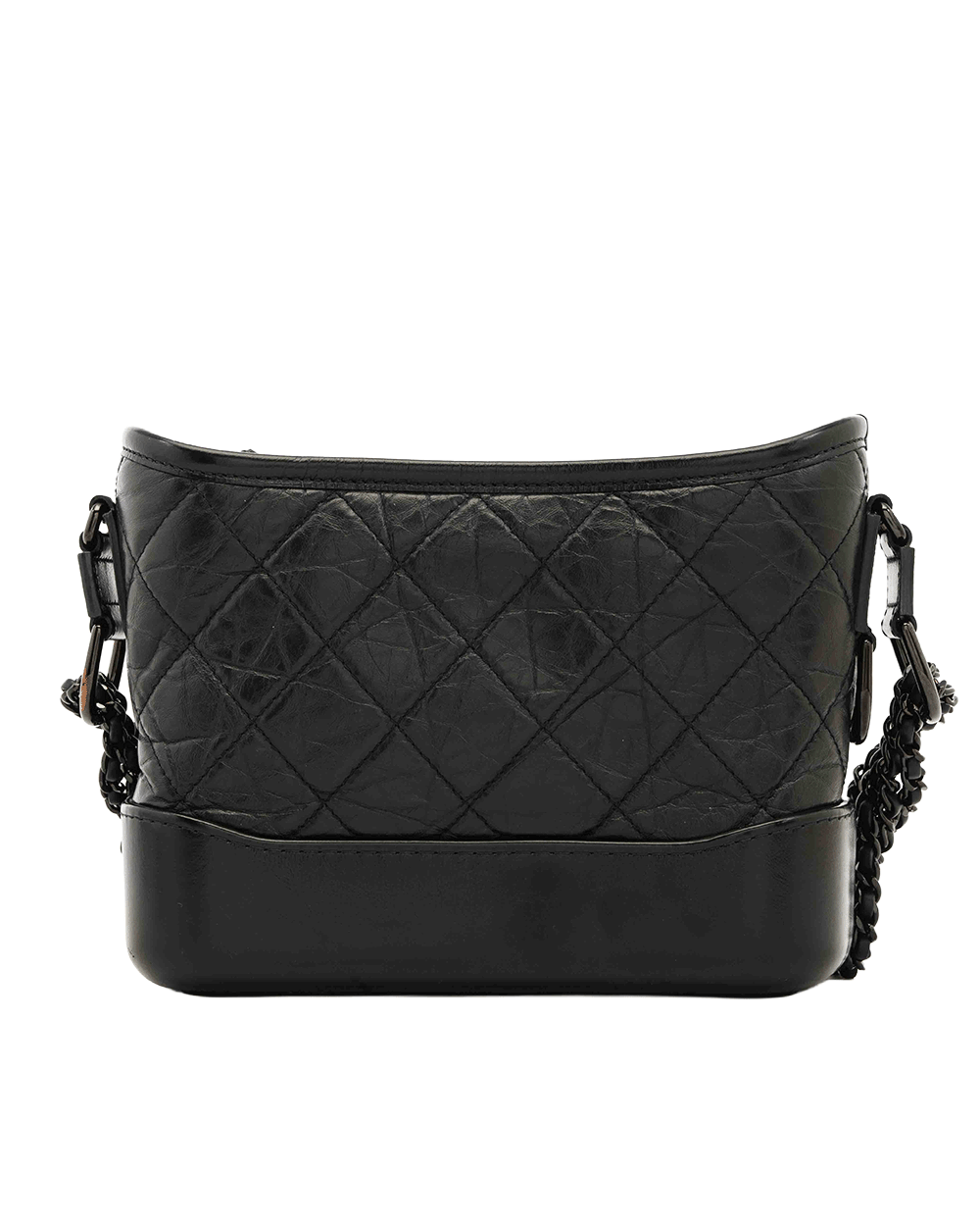 10 CHANEL GABRIELLE SMALL BLACK LAMB SOBLACK 28954285 0127