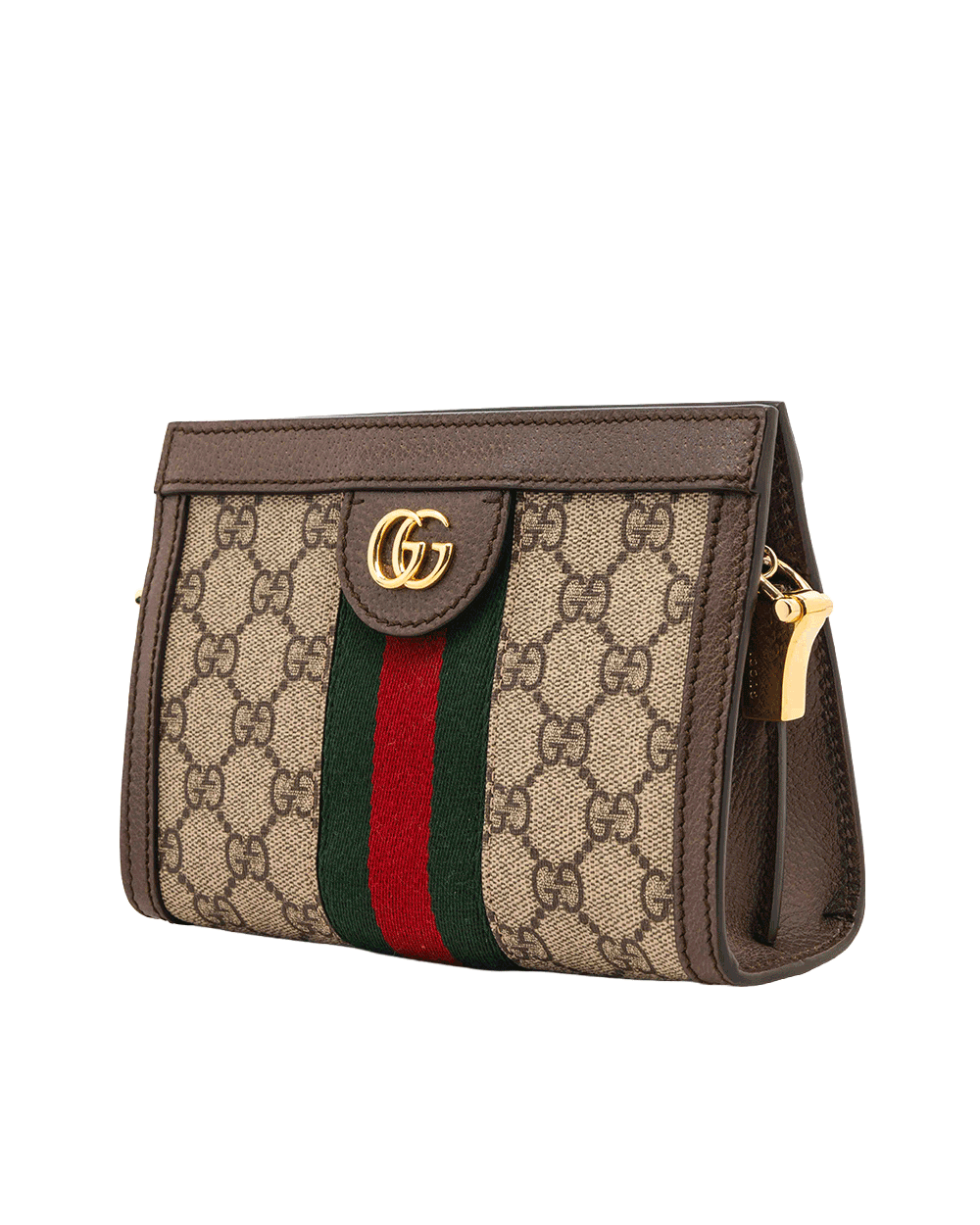 11 GUCCI OPHIDIA SHOLDER BAG SMALL BROWN GG MONOGRAM CANVAS GHW 602676 520981 0107