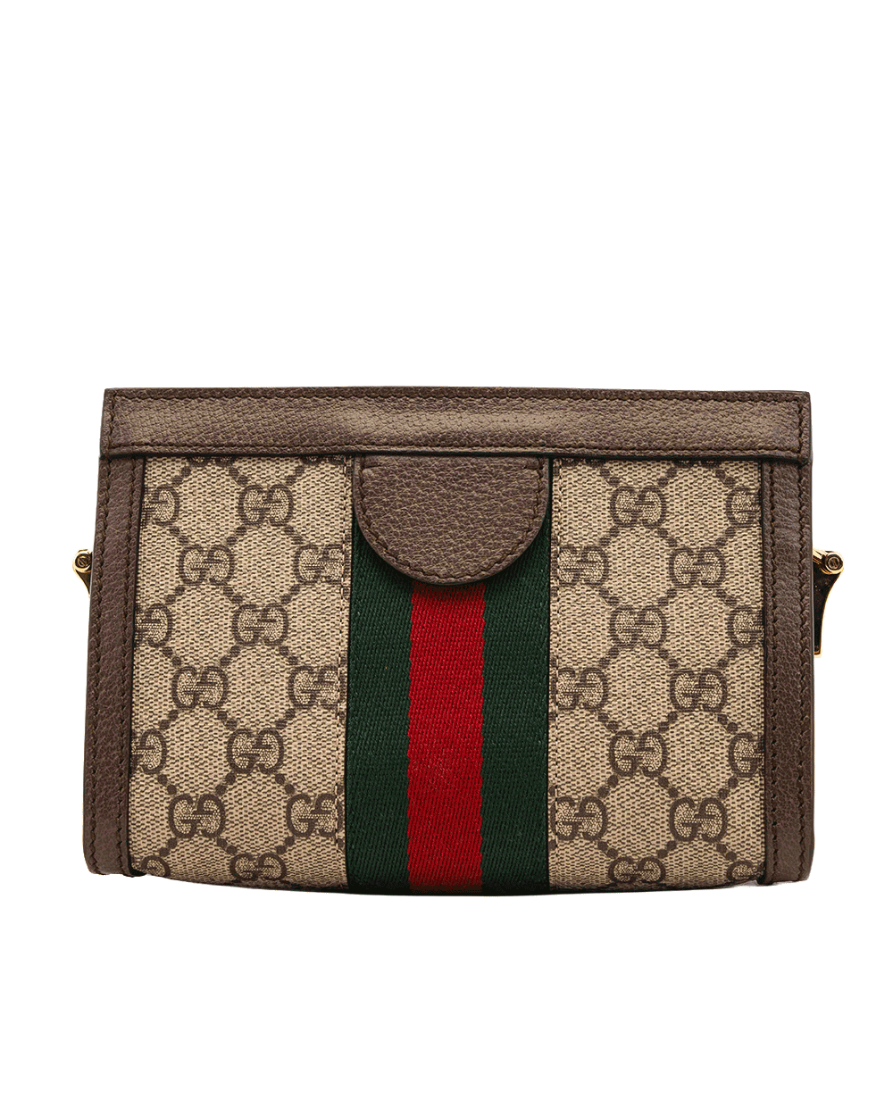 11 GUCCI OPHIDIA SHOLDER BAG SMALL BROWN GG MONOGRAM CANVAS GHW 602676 520981 0109