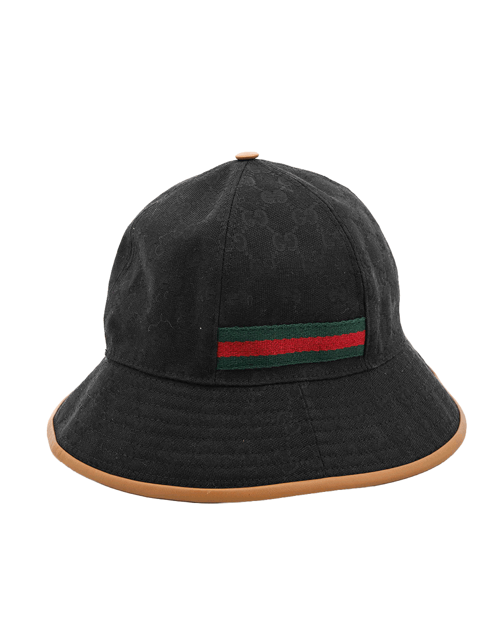 14 GUCCI BUCKET HAT M BLACK GG MONOGRAM 0654